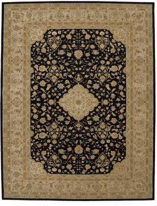 Nourison Heritage Hall HE10 Black Area Rug 9' X 12'