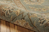 Nourison Heritage Hall HE15 Aqua Area Rug 8' X 10' Texture Shot