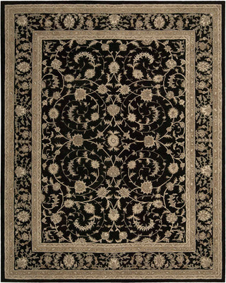 Nourison Heritage Hall HE29 Black Area Rug Main Image