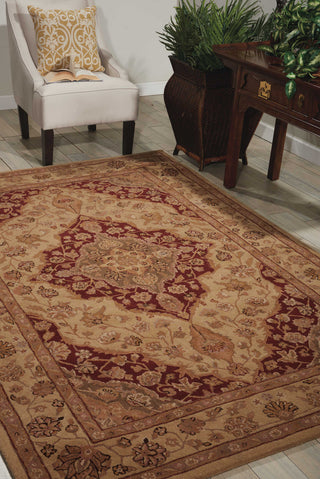 Nourison Heritage Hall HE03 Lacquer Area Rug Room Image