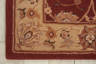 Nourison Heritage Hall HE04 Lacquer Area Rug Corner Image