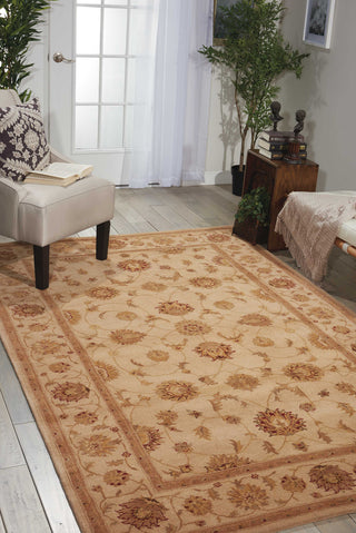 Nourison Heritage Hall HE08 Ivory Area Rug Room Image Feature