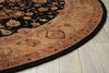 Nourison Heritage Hall HE10 Black Area Rug Detail Image