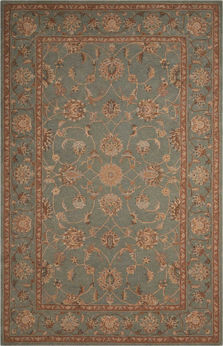 Nourison Heritage Hall HE15 Aqua Area Rug