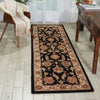 Nourison Heritage Hall HE19 Black Area Rug Room Image Feature