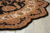 Nourison Heritage Hall HE19 Black Area Rug Detail Image