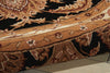 Nourison Heritage Hall HE19 Black Area Rug Detail Image