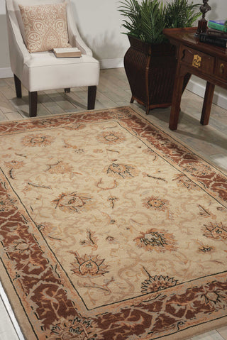 Nourison Heritage Hall HE27 Mist Area Rug Room Image Feature