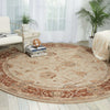 Nourison Heritage Hall HE27 Mist Area Rug Room Image