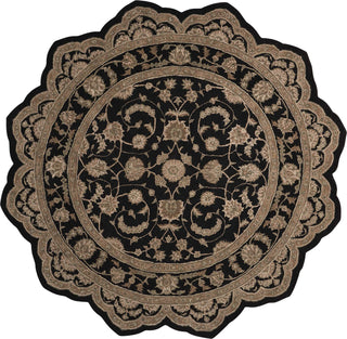 Nourison Heritage Hall HE29 Black Area Rug