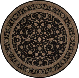 Nourison Heritage Hall HE29 Black Area Rug 