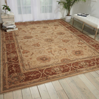 Nourison Heritage Hall HE27 Mist Area Rug Room Image