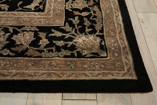 Nourison Heritage Hall HE29 Black Area Rug Detail Image