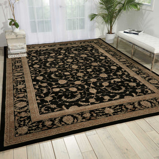 Nourison Heritage Hall HE29 Black Area Rug Room Image