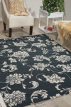 Nourison Home and Garden RS014 Black Area Rug Room Image