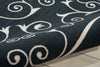 Nourison Home and Garden RS019 Black Area Rug Detail Image