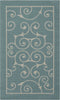 Nourison Home and Garden RS019 Light Blue Area Rug 2'3'' X 3'9''