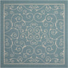 Nourison Home and Garden RS019 Light Blue Area Rug 
