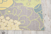 Nourison Home and Garden RS021 Green Area Rug Detail Image