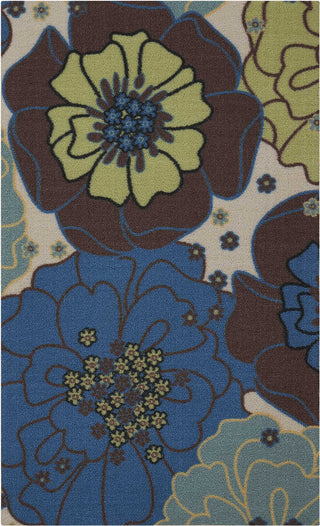 Nourison Home and Garden RS021 Light Blue Area Rug 2'3'' X 3'9''