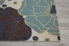 Nourison Home and Garden RS021 Light Blue Area Rug Detail Image