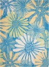 Nourison Home and Garden RS022 Blue Area Rug 