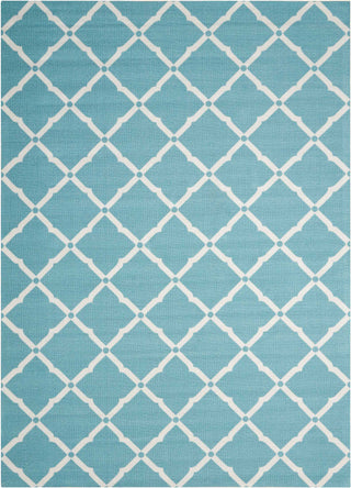 Nourison Home and Garden RS091 Aqua Area Rug 5'3'' X 7'5''