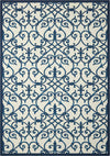 Nourison Home and Garden RS093 Blue Area Rug 5'3'' X 7'5''