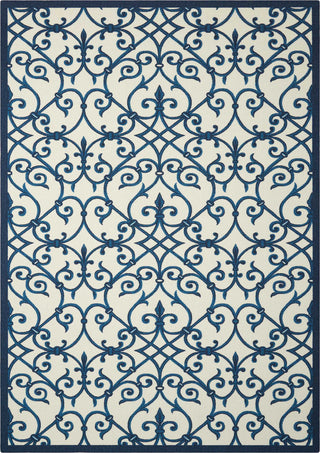 Nourison Home and Garden RS093 Blue Area Rug 5'3'' X 7'5''