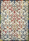 Nourison Home and Garden RS093 Multicolor Area Rug 5'3'' X 7'5''