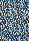 Nourison Home and Garden RS094 Blue Area Rug 6' X 8'