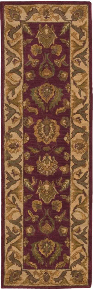 Nourison India House IH01 Burgundy Area Rug Runner Image