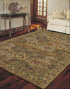 Nourison India House IH03 Multicolor Area Rug 5' X 8' Living Space Shot Feature