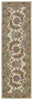 Nourison India House IH05 Ivory Gold Area Rug 3' X 8'
