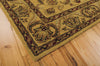 Nourison India House IH19 Gold Area Rug Corner Image
