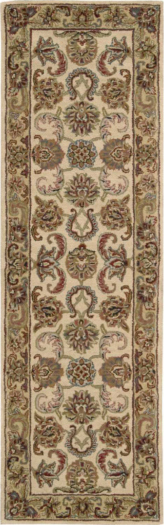 Nourison India House IH47 Ivory Gold Area Rug Runner Image