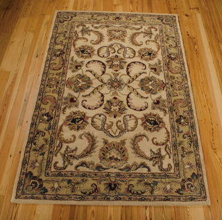 Nourison India House IH47 Ivory Gold Area Rug Main Image