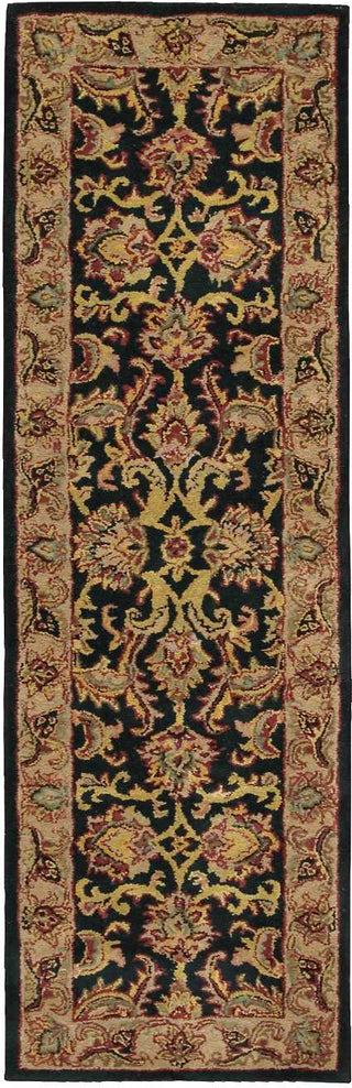 Nourison India House IH48 Black Area Rug Runner Image