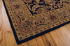 Nourison India House IH48 Black Area Rug Corner Image