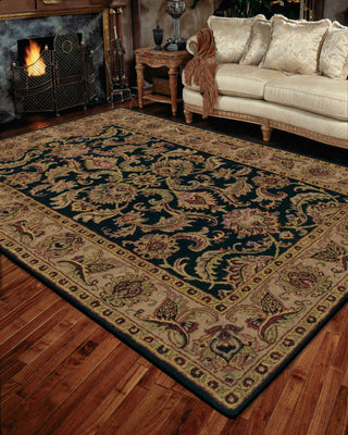 Nourison India House IH48 Black Area Rug Room Image