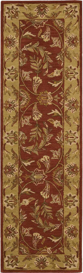 Nourison India House IH58 Rust Area Rug Runner Image