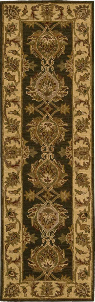 Nourison India House IH59 Green Area Rug Runner Image