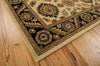 Nourison India House IH60 Beige Area Rug Corner Image