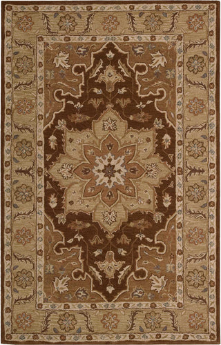 Nourison India House IH66 Chocolate Area Rug Main Image