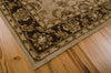 Nourison India House IH71 Taupe Area Rug Corner Image
