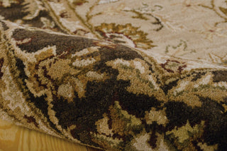 Nourison India House IH71 Taupe Area Rug Detail Image