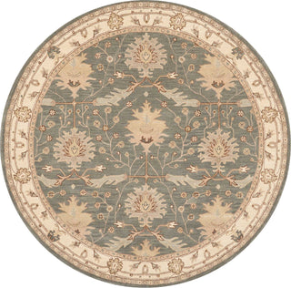 Nourison India House IH75 Blue Area Rug Round