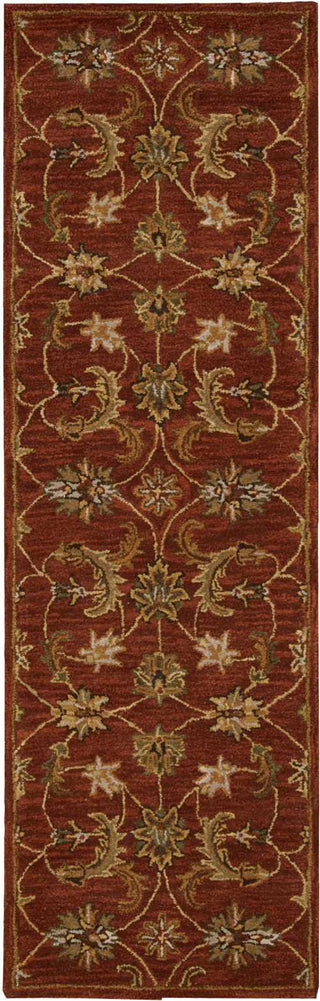 Nourison India House IH83 Brick Area Rug Runner Image