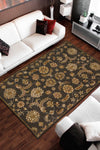 Nourison India House IH83 Charcoal Area Rug Room Image Feature