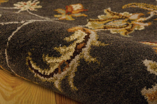 Nourison India House IH83 Charcoal Area Rug Detail Image